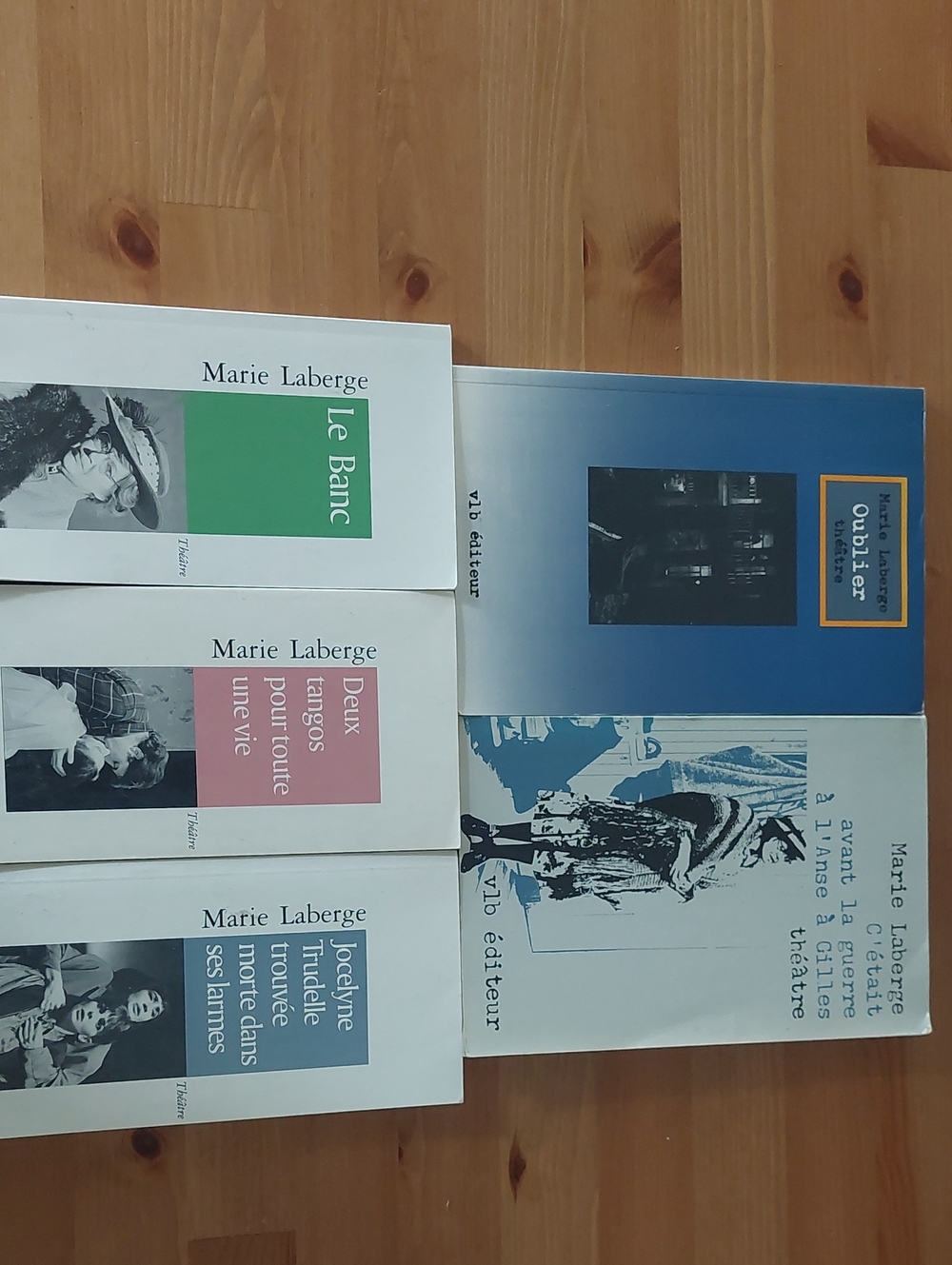 Marie Laberge Theatre Quebecois Boreal Vlb Editeur Lot Livre 5